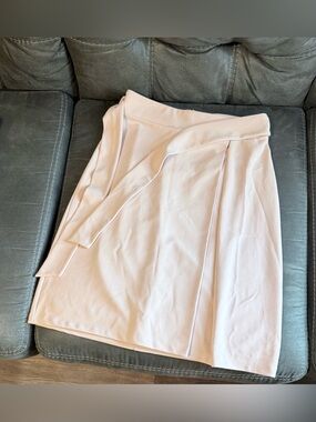 Worthington Pale Pink Wrap Pencil Skirt